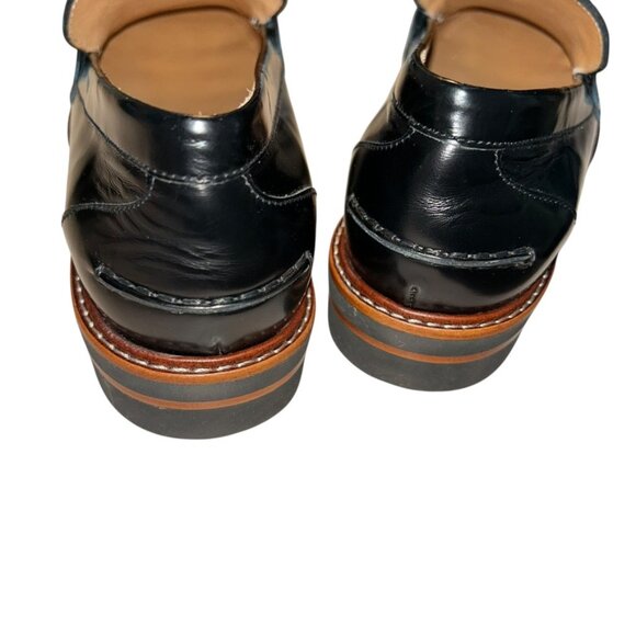 Stuart Weitzman NEW black lug sole tassel loafer shoes 9 - Picture 5 of 10